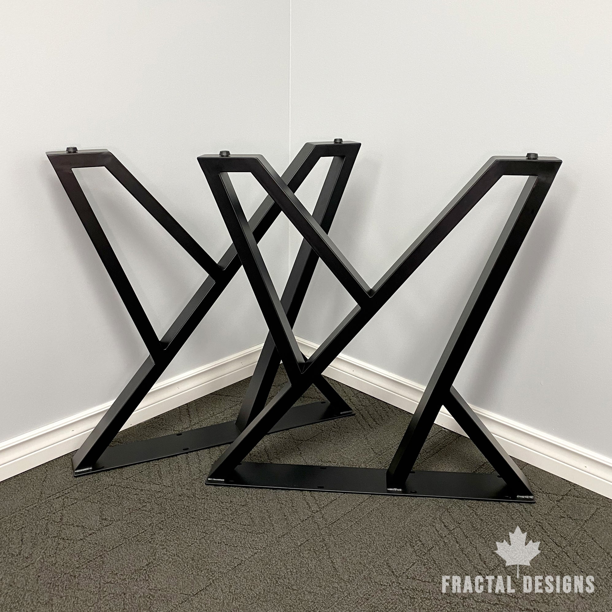 28” Zig Zag Shape Furniture Legs — Fractal Designs Inc
