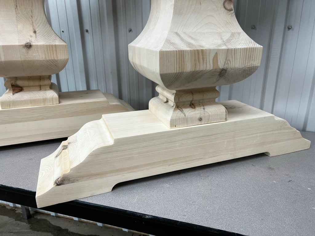 Wooden Trestle Table Leg/Base - Banks Trestle - Fractal Designs Inc
