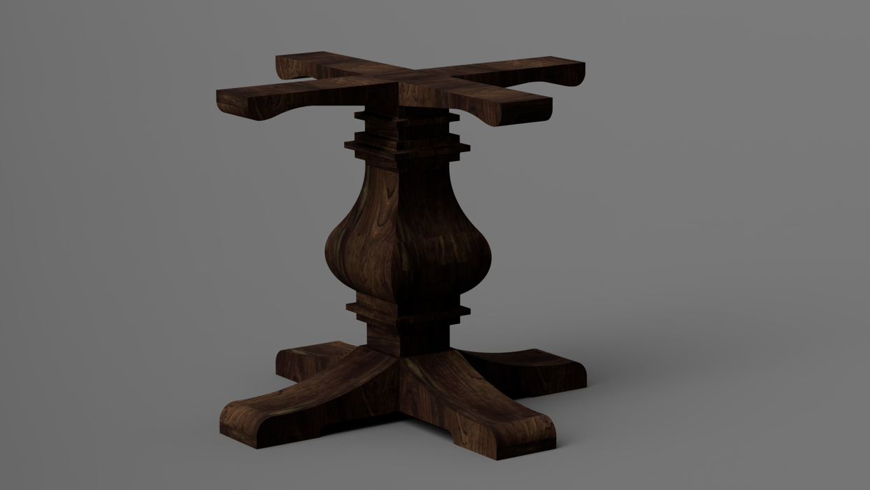 Base de mesa pedestal - Pata de mesa estándar 