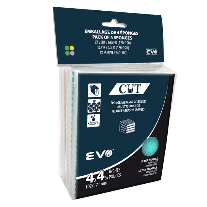 EVO - Esponjas Abrasivas Flexibles – Multisuperficie