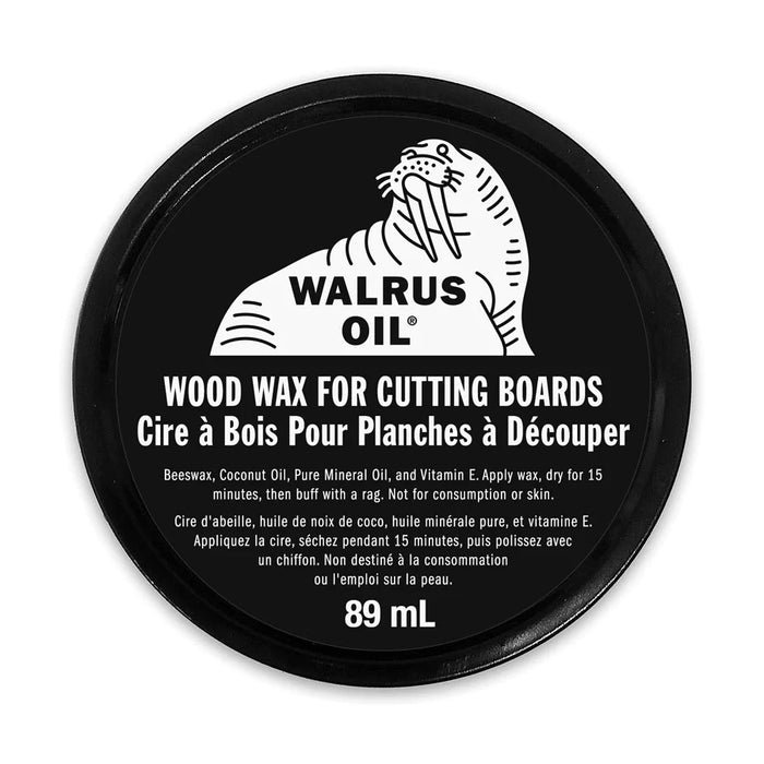 Walrus Wood Wax, for Cutting Boards 3 oz