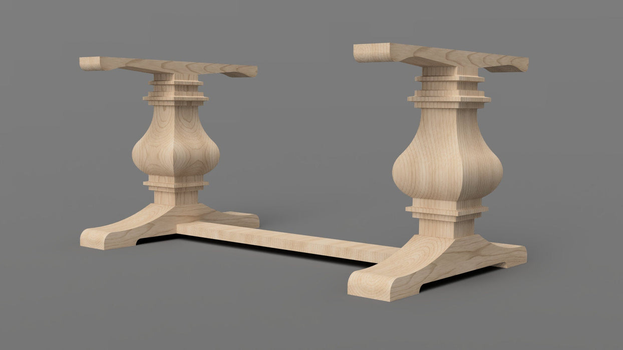 Pata de mesa con caballete - Base de mesa estándar