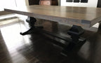 Wooden Trestle Table Leg - Standard Table Base - Fractal Designs Inc