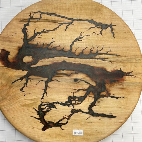 14" Wood Lazy Susan - Kitchen Turntable Table Serveware - Fractal Designs Inc
