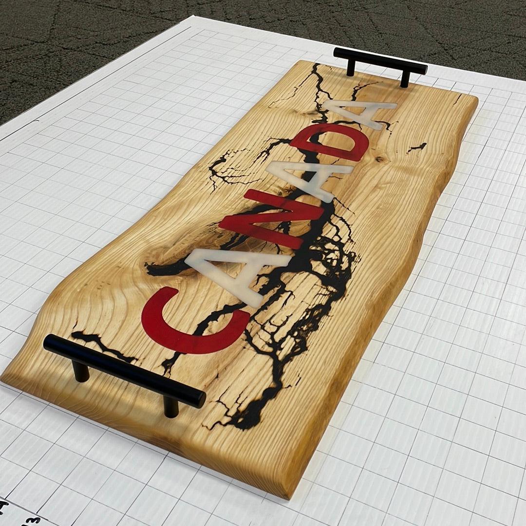 Canadian/Canada Custom Charcuterie Board - Fractal Designs Inc