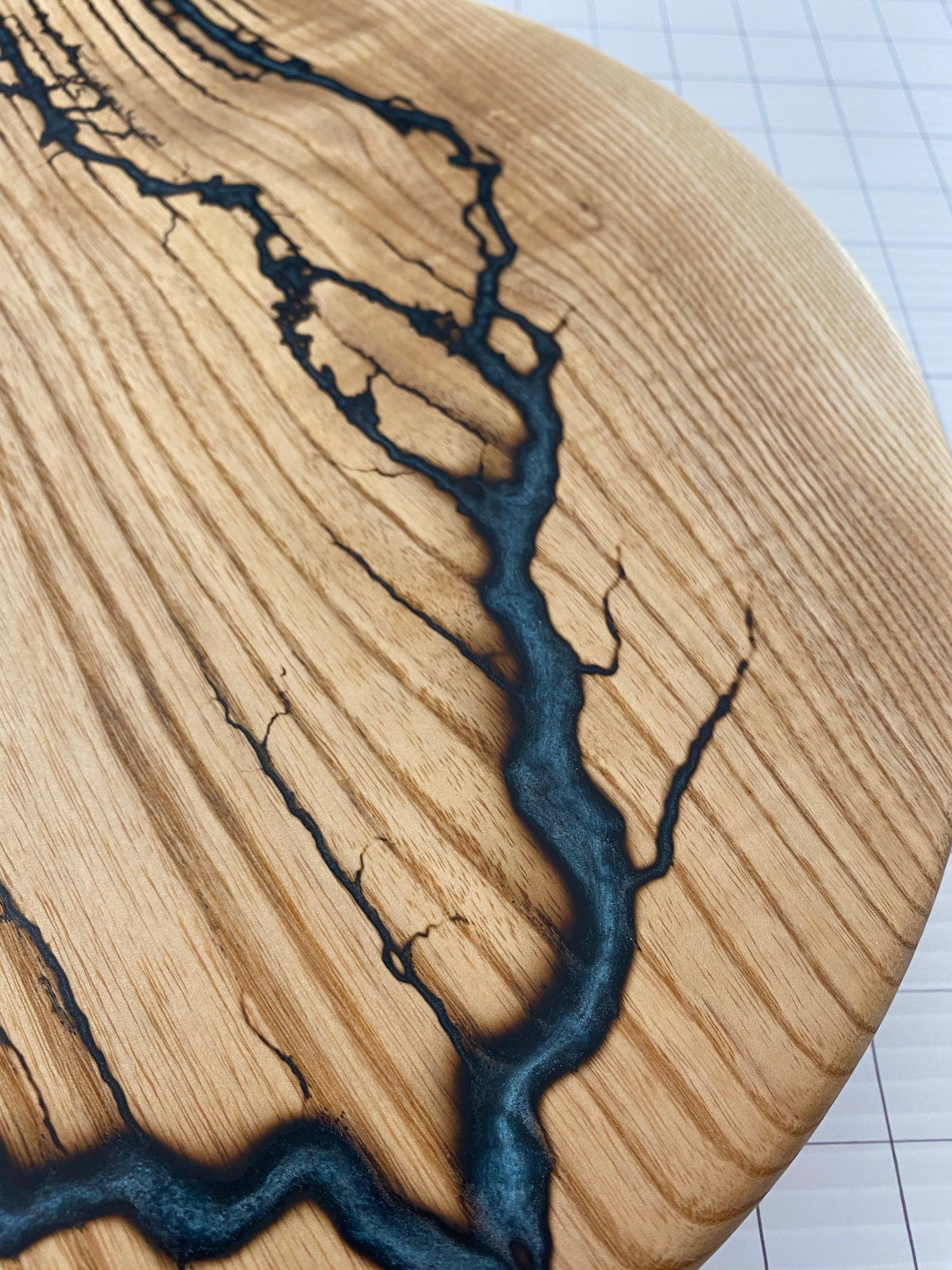 13" Wood Lazy Susan - Kitchen Turntable - Fractal Designs Inc