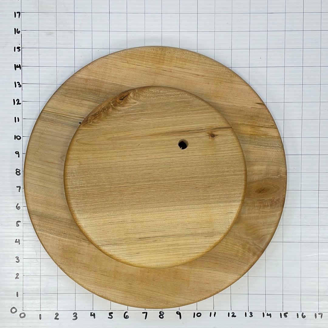 15" Wood Lazy Susan - Kitchen Turntable Table Serveware - Fractal Designs Inc