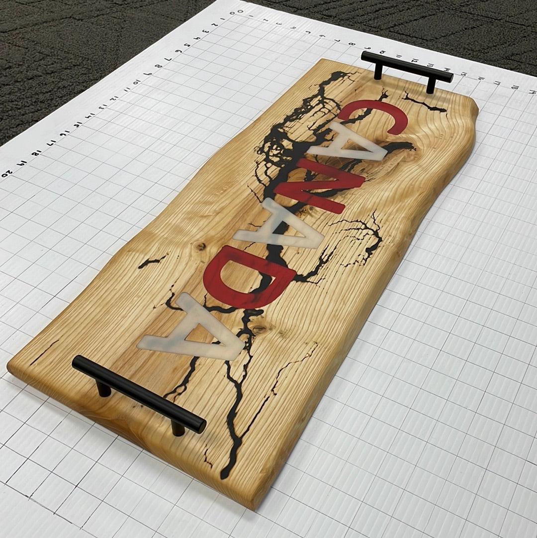 Canadian/Canada Custom Charcuterie Board - Fractal Designs Inc