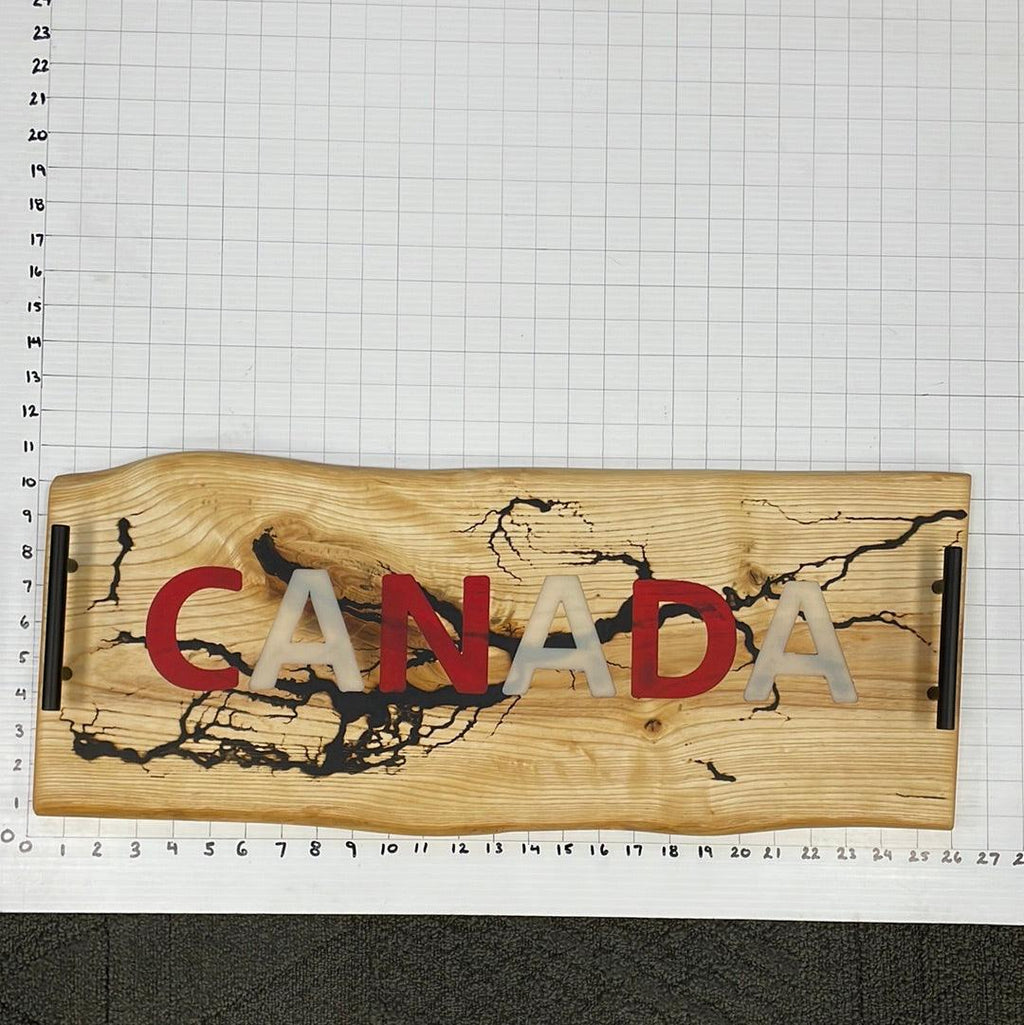 Canadian/Canada Custom Charcuterie Board - Fractal Designs Inc