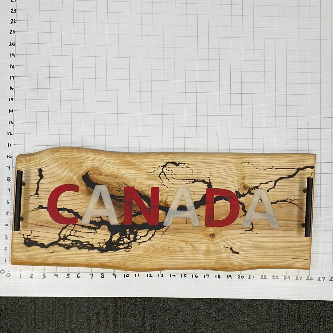 Canadian/Canada Custom Charcuterie Board - Fractal Designs Inc