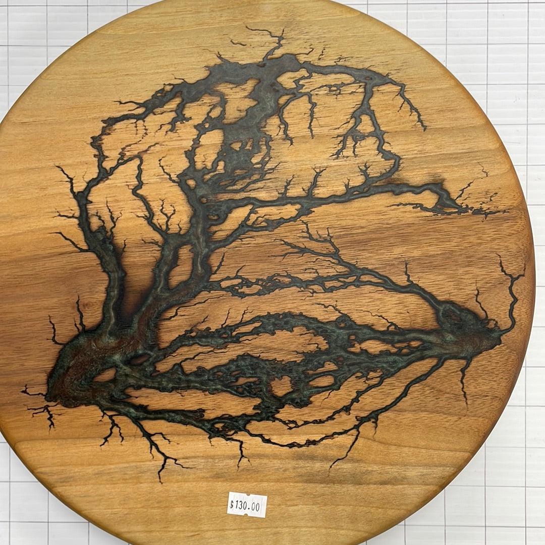 13" Wood Lazy Susan - Kitchen Turntable Table Serveware - Fractal Designs Inc