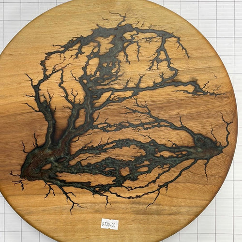 13" Wood Lazy Susan - Kitchen Turntable Table Serveware - Fractal Designs Inc