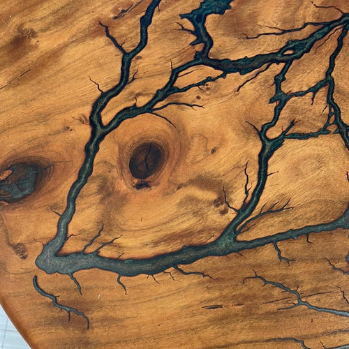 14" Wood Lazy Susan - Kitchen Turntable Table Serveware - Fractal Designs Inc
