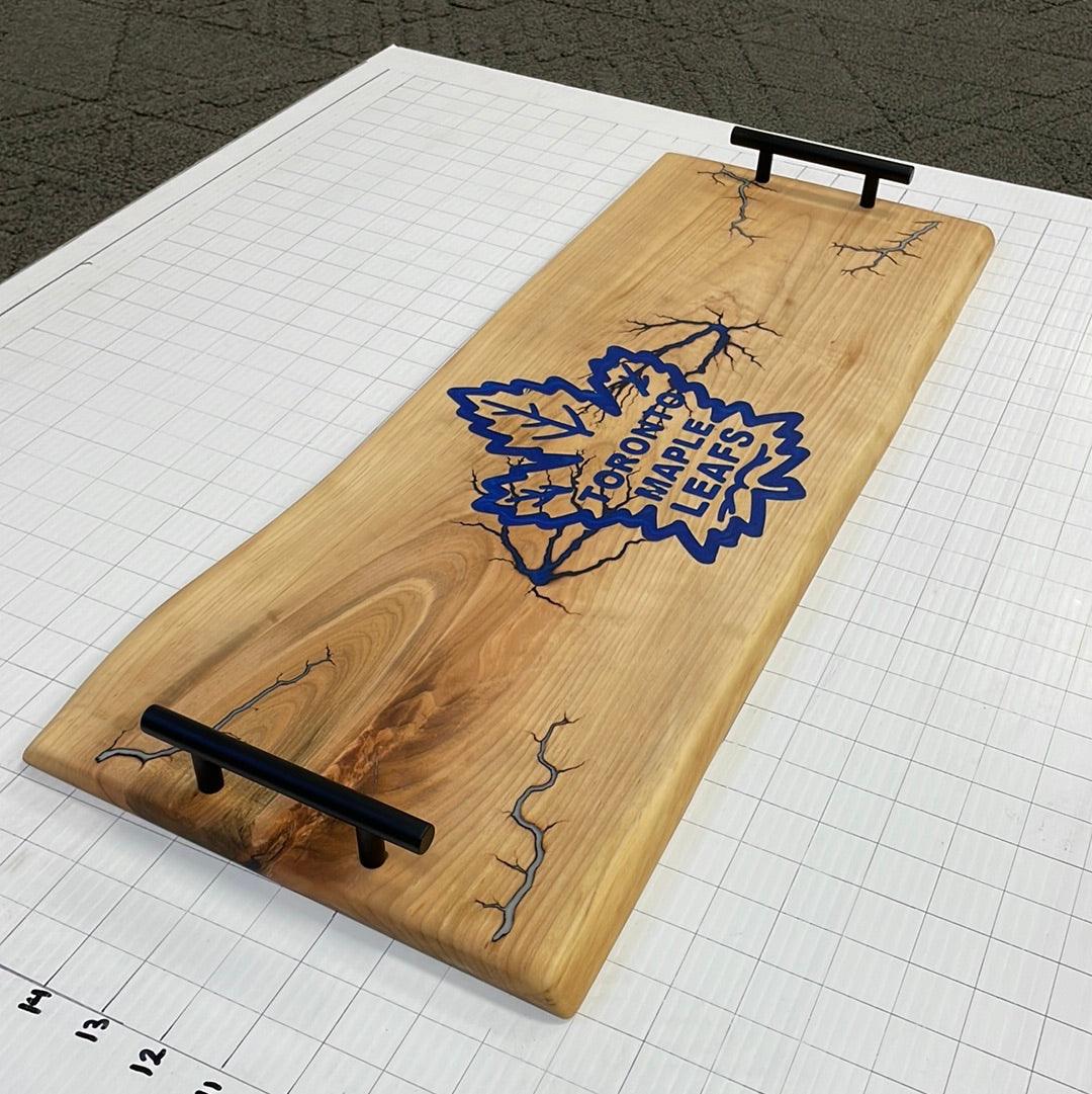 Custom Toronto Maple Leafs Charcuterie Board - Fractal Designs Inc