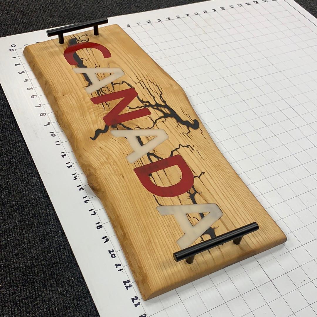 Canadian/Canada Custom Charcuterie Board - Fractal Designs Inc