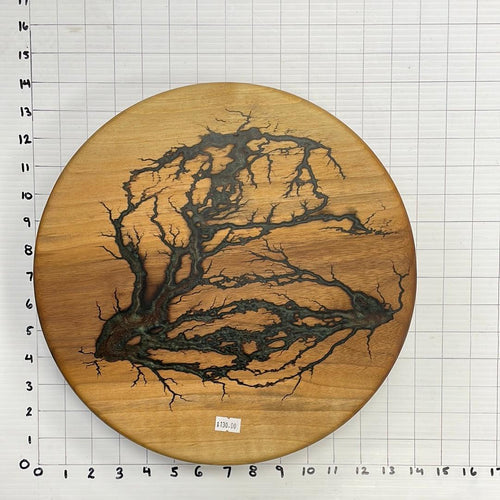 13" Wood Lazy Susan - Kitchen Turntable Table Serveware - Fractal Designs Inc