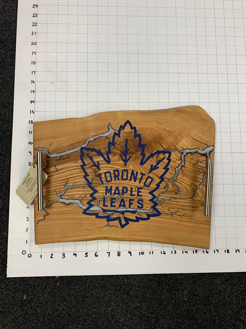 Custom Toronto Maple Leafs Charcuterie Board - Fractal Designs Inc