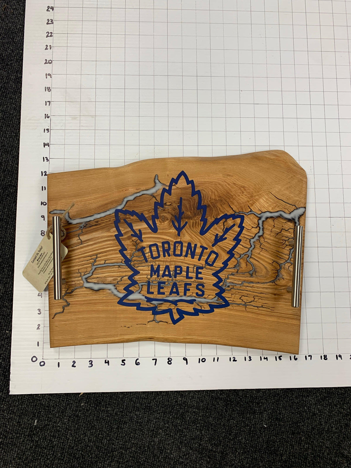 Custom Toronto Maple Leafs Charcuterie Board - Fractal Designs Inc