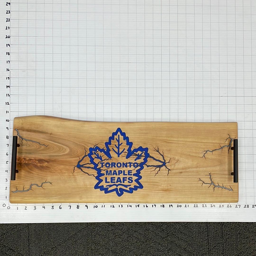 Custom Toronto Maple Leafs Charcuterie Board - Fractal Designs Inc