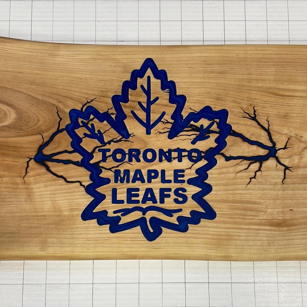 Custom Toronto Maple Leafs Charcuterie Board - Fractal Designs Inc