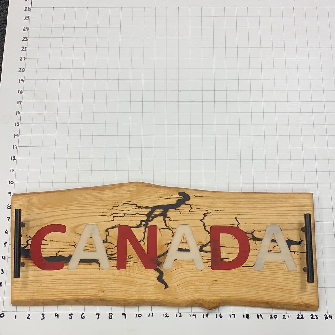 Canadian/Canada Custom Charcuterie Board - Fractal Designs Inc