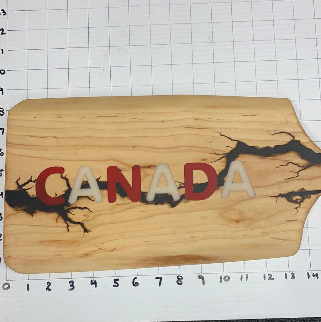 Canadian/Canada Custom Charcuterie Board - Fractal Designs Inc