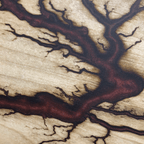 Wood Charcuterie Board Serveware With Handle - Fractal Designs Inc