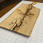 Wood Charcuterie Board Cheese Board Serveware With Handle - Fractal Designs Inc