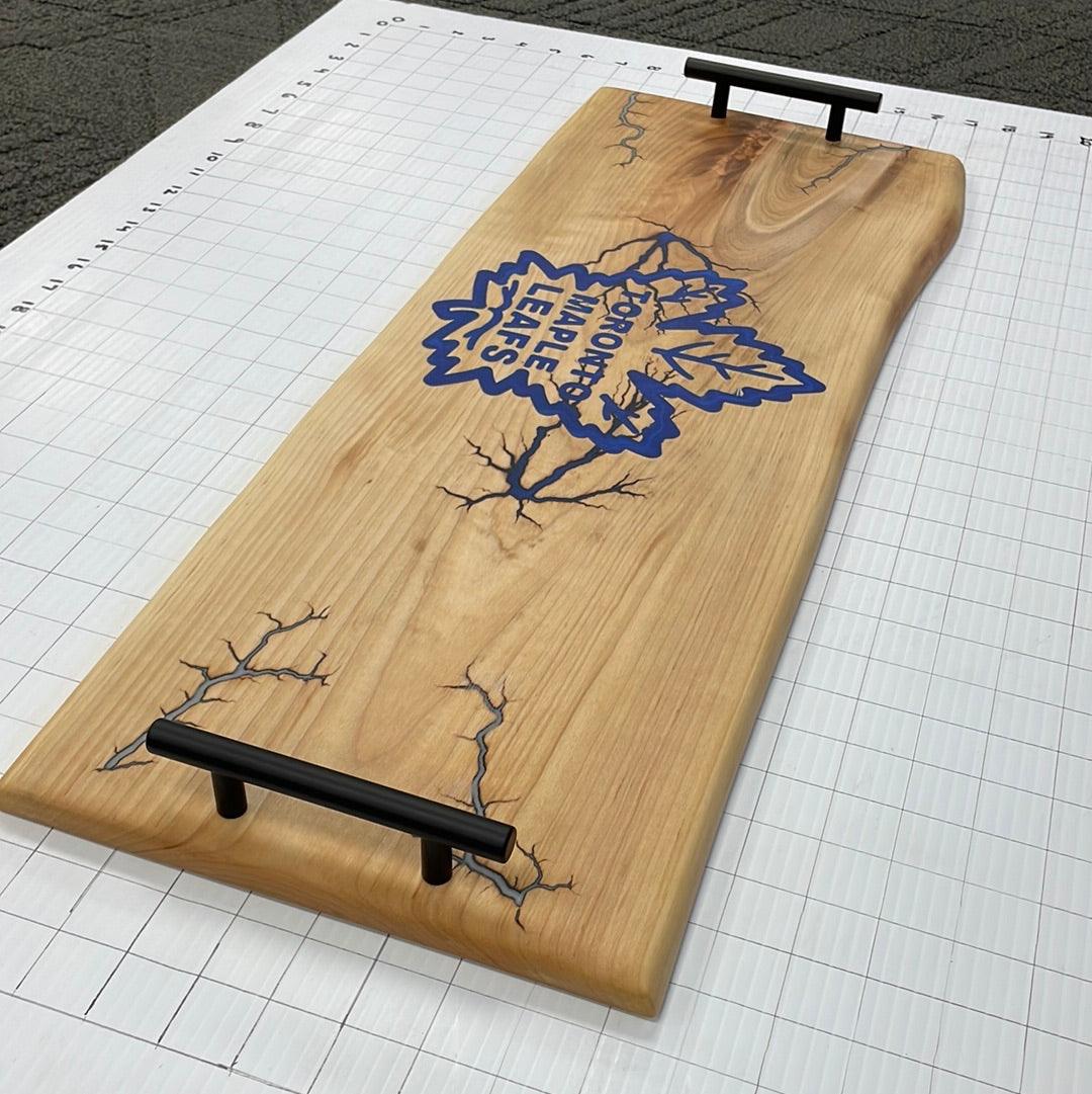 Custom Toronto Maple Leafs Charcuterie Board - Fractal Designs Inc
