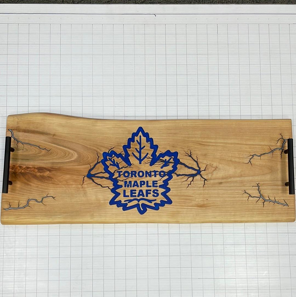 Custom Toronto Maple Leafs Charcuterie Board - Fractal Designs Inc