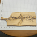 Wood Charcuterie Board Cheese Board Serveware With Handle - Fractal Designs Inc