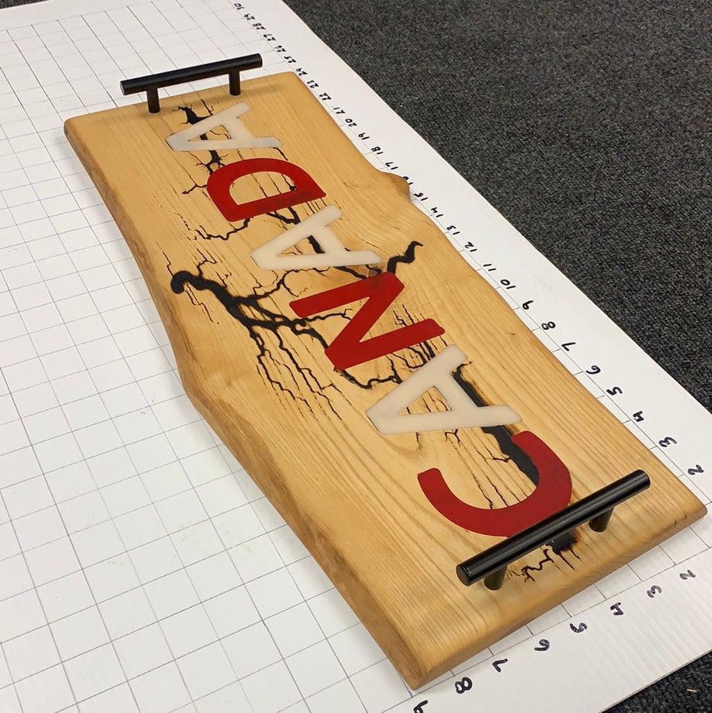 Canadian/Canada Custom Charcuterie Board - Fractal Designs Inc