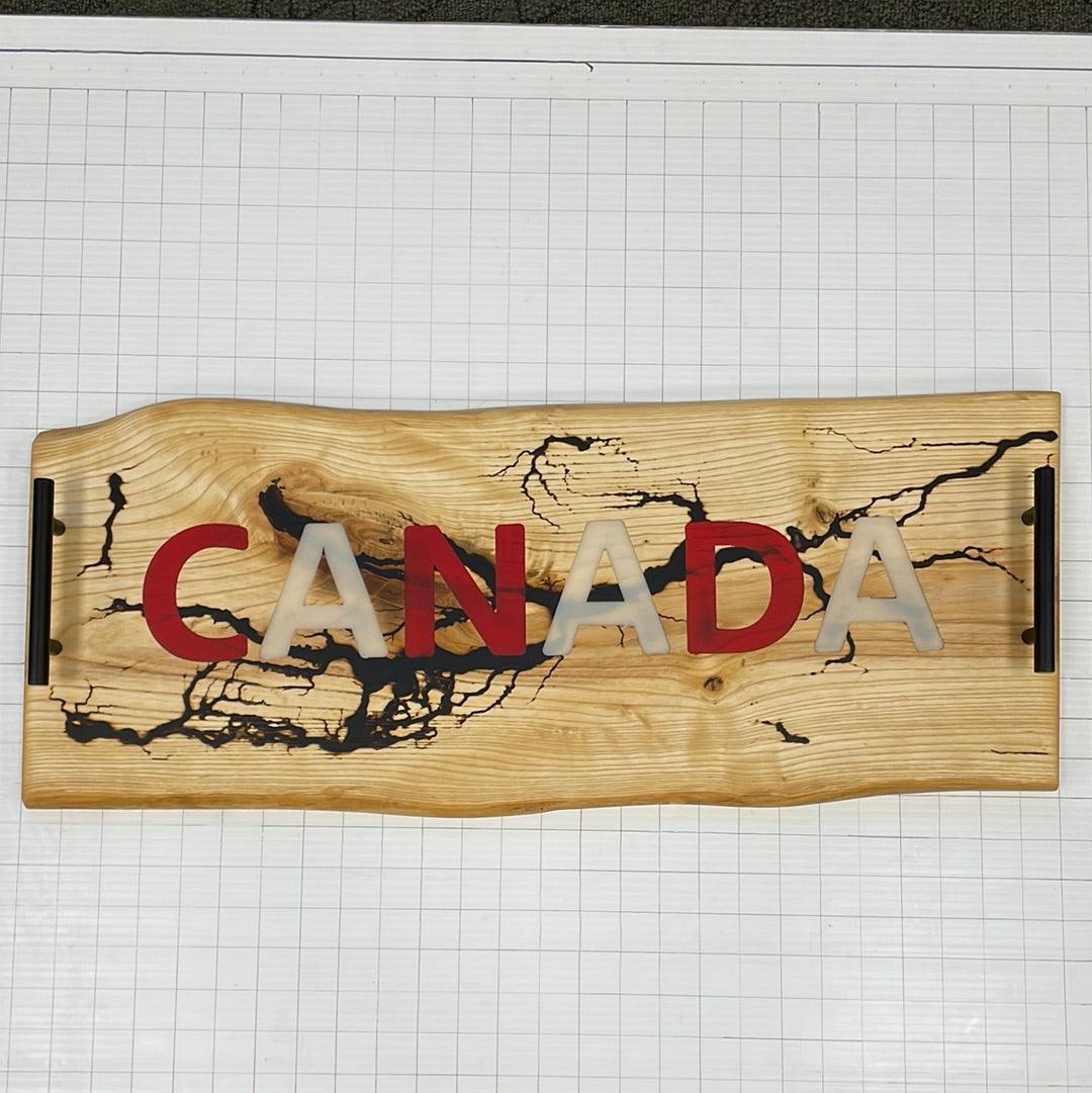 Canadian/Canada Custom Charcuterie Board - Fractal Designs Inc