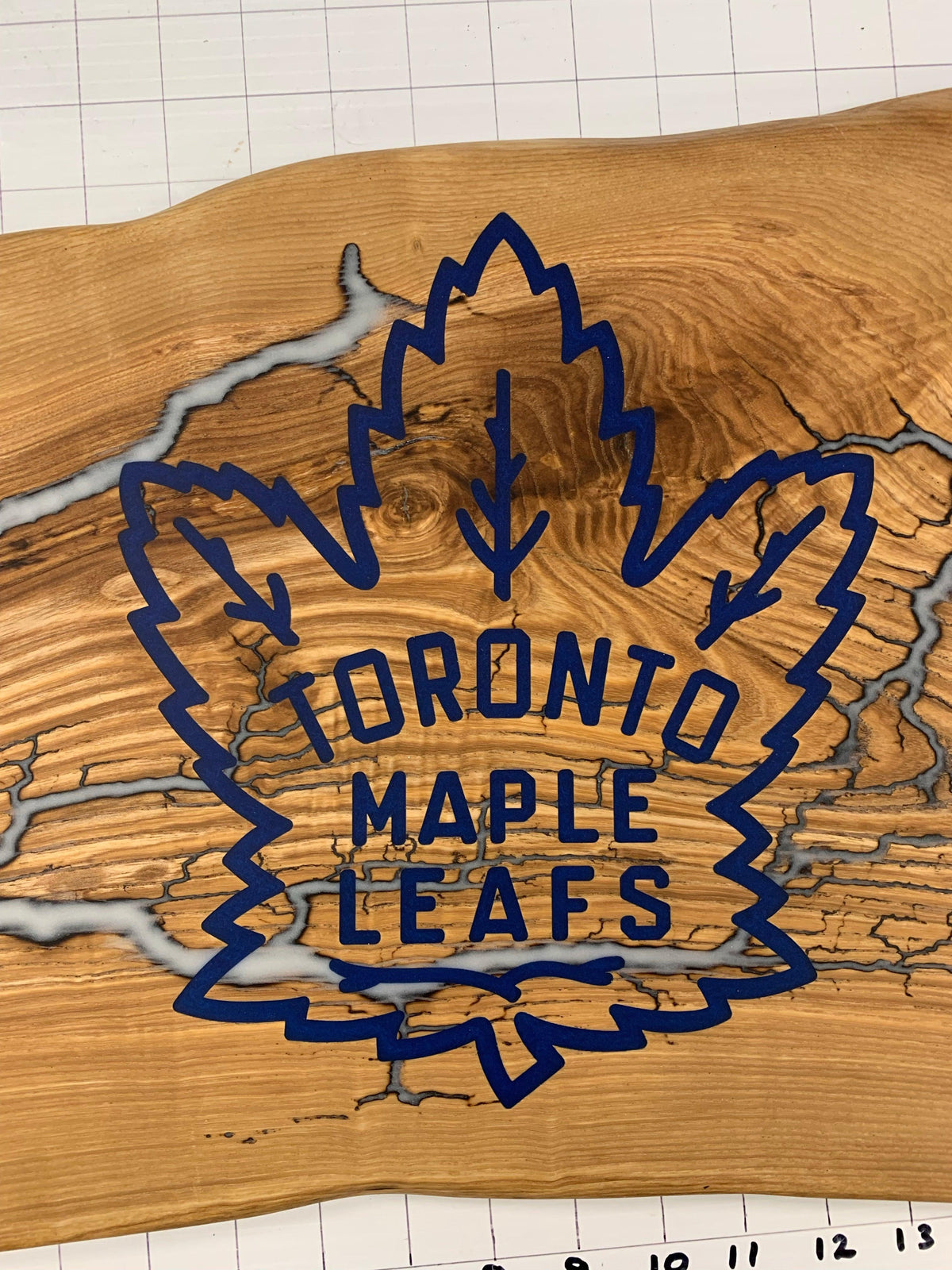 Custom Toronto Maple Leafs Charcuterie Board - Fractal Designs Inc